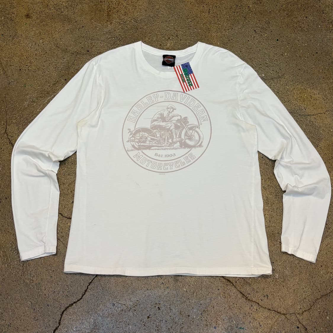 미국 빈티지 할리데이비슨 스모키마운틴 롱슬리브 긴팔티 상품이미지1