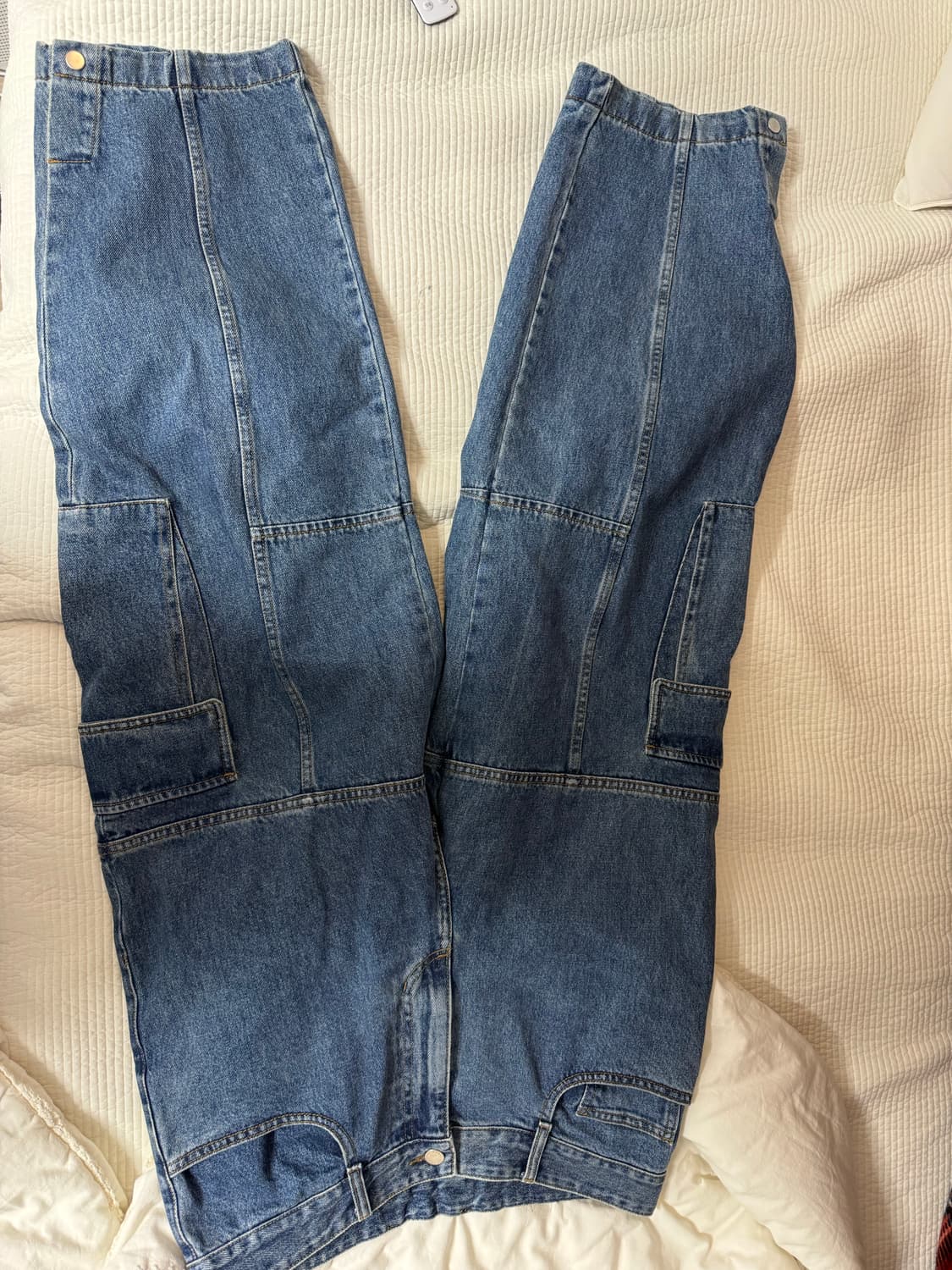 24ss 솔리드옴므 데님 벌룬 팬츠 50사이즈 상품이미지2