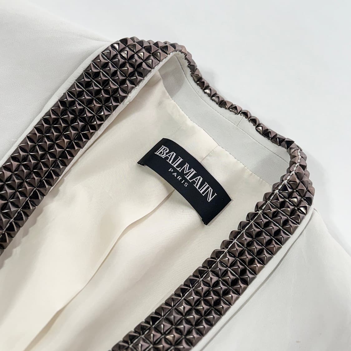 발망 BALMAIN 스터드 레더 블레이저 상품이미지5