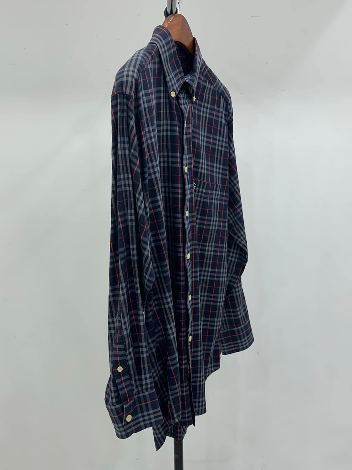 버버리 남성 체크 남방 상품이미지3