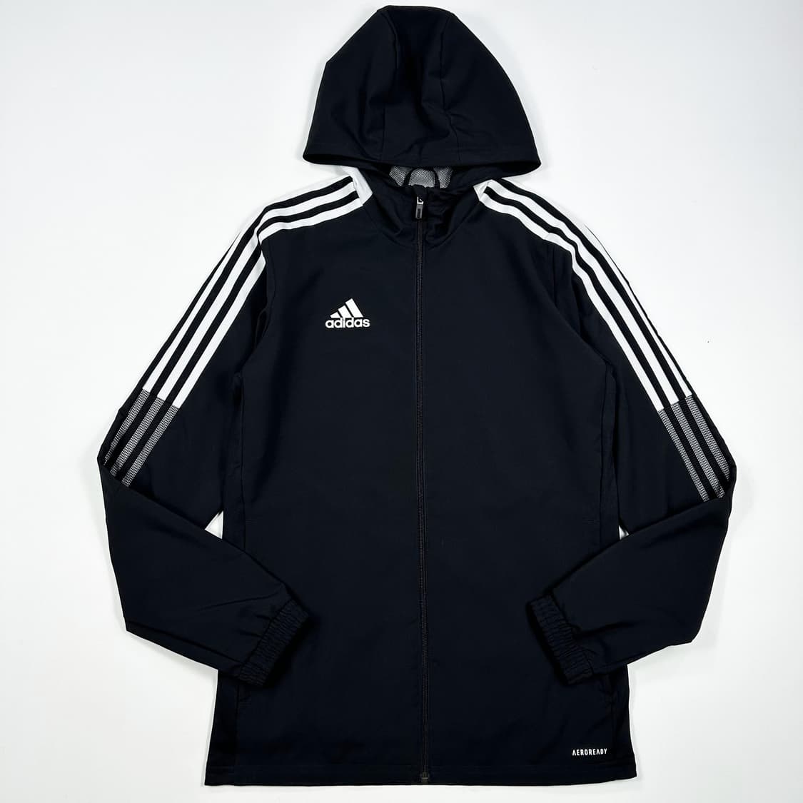 아디다스 오리지널 풀오버 블랙 바람막이 자켓 (M) 상품이미지2