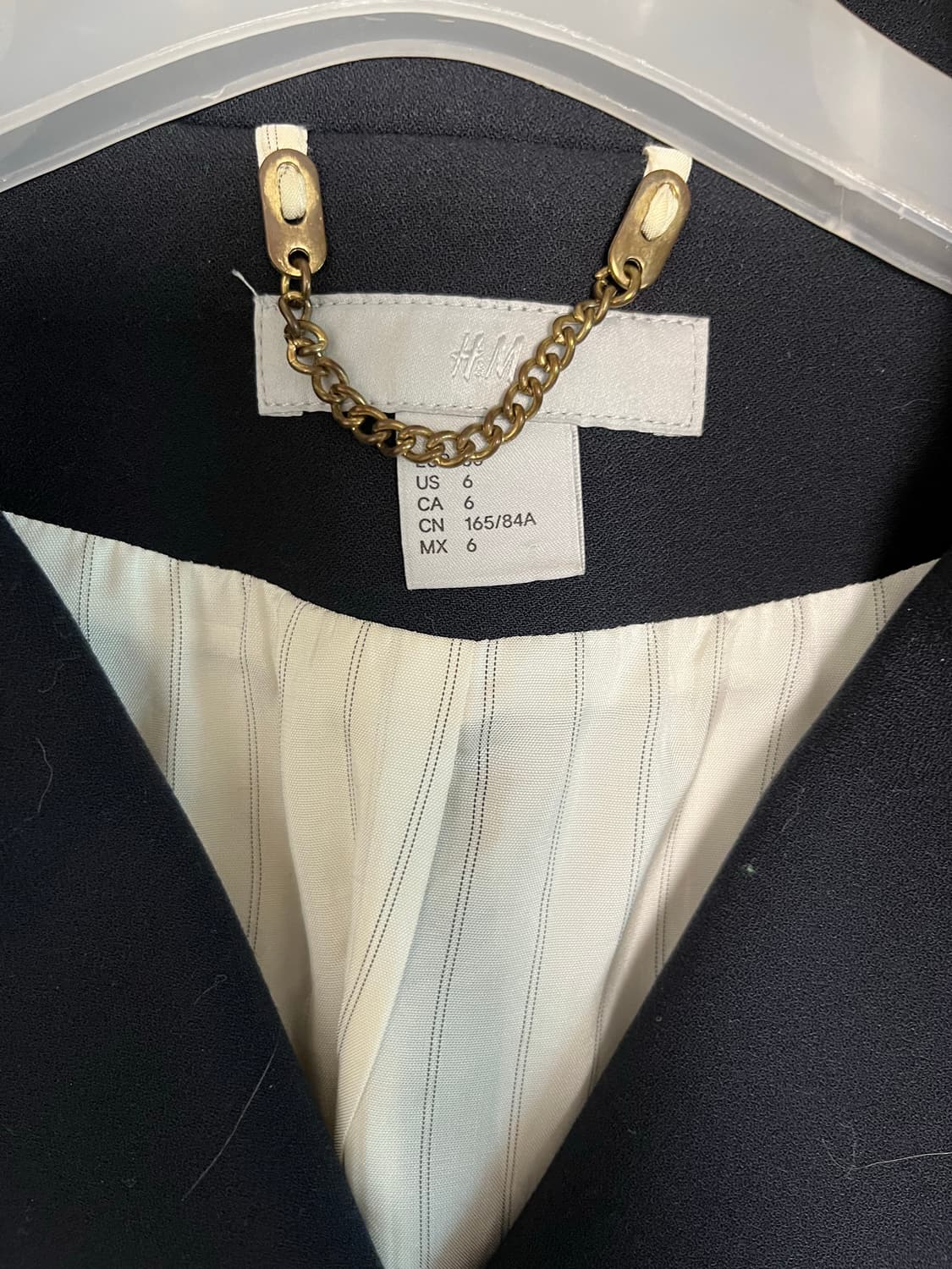 H&M 네이비 더블버튼 자켓 상품이미지3