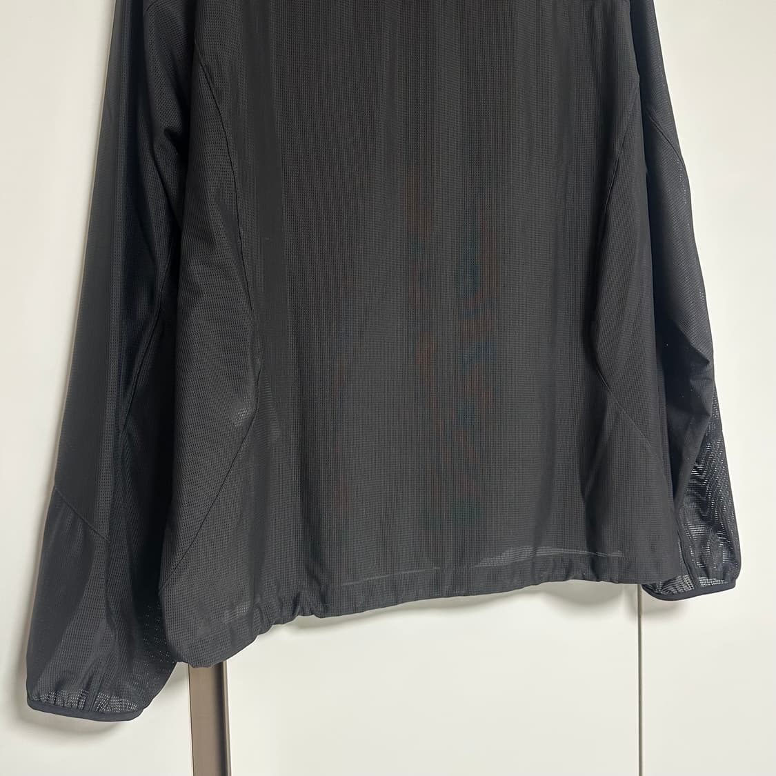 산산기어 지퍼 메쉬 자켓 블랙 - 24SS 4size 상품이미지8