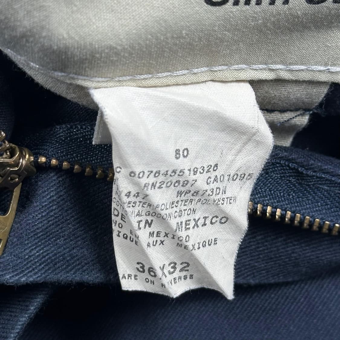 디키즈 슬림 스트레이트 블랙 치노팬츠 (36인치) 상품이미지6