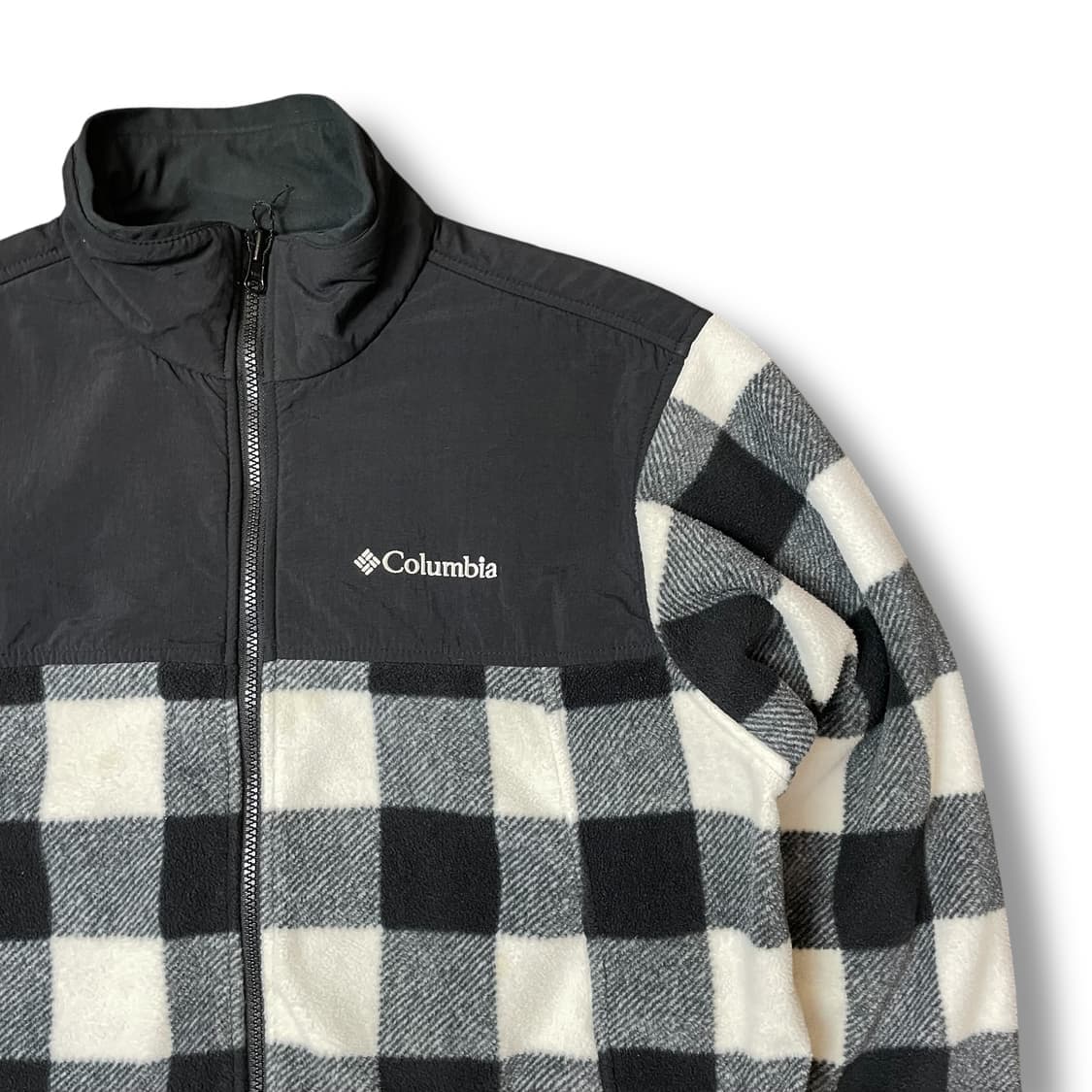 컬럼비아 블랙그레이 플리스 후리스 자켓 L 상품이미지3