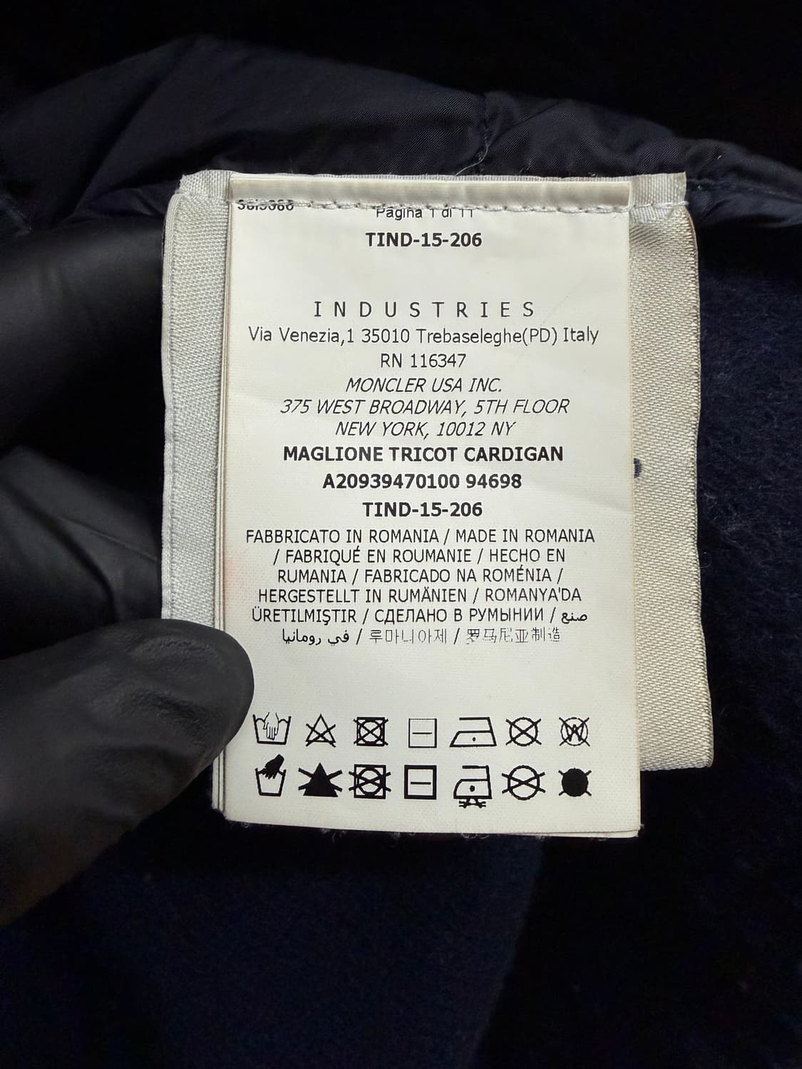 몽클레어 정품 캐시미어 니트패딩 상품이미지7