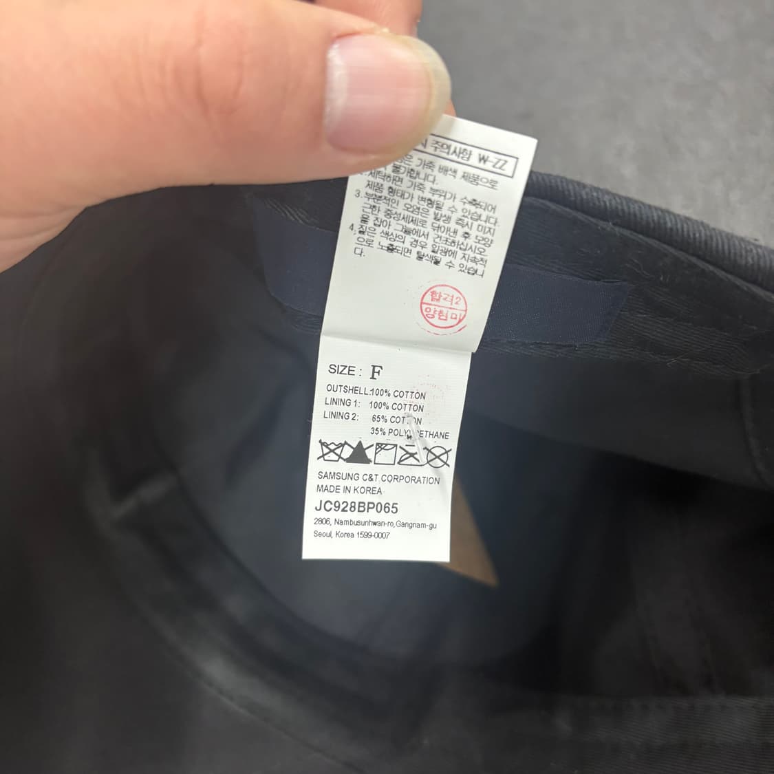 준지레터링볼캡 상품이미지5