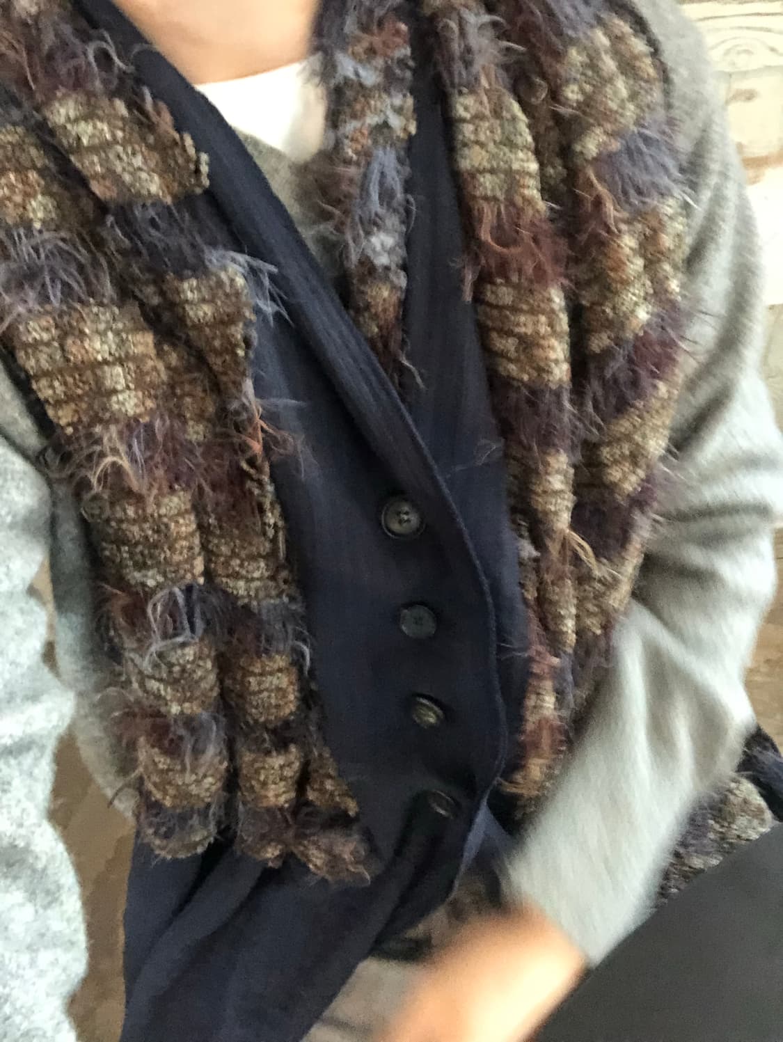 공테잎 프리폼 랩 스카프 머플러 상품이미지3