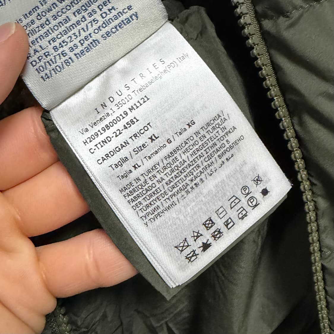 [S+급/XL] 몽클레어 니트패딩 트리콧 포레스트 그린 상품이미지7