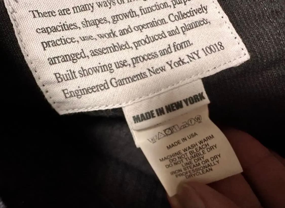 엔지니어드가먼츠 코듀로이 퍼티그팬츠 / L 상품이미지4