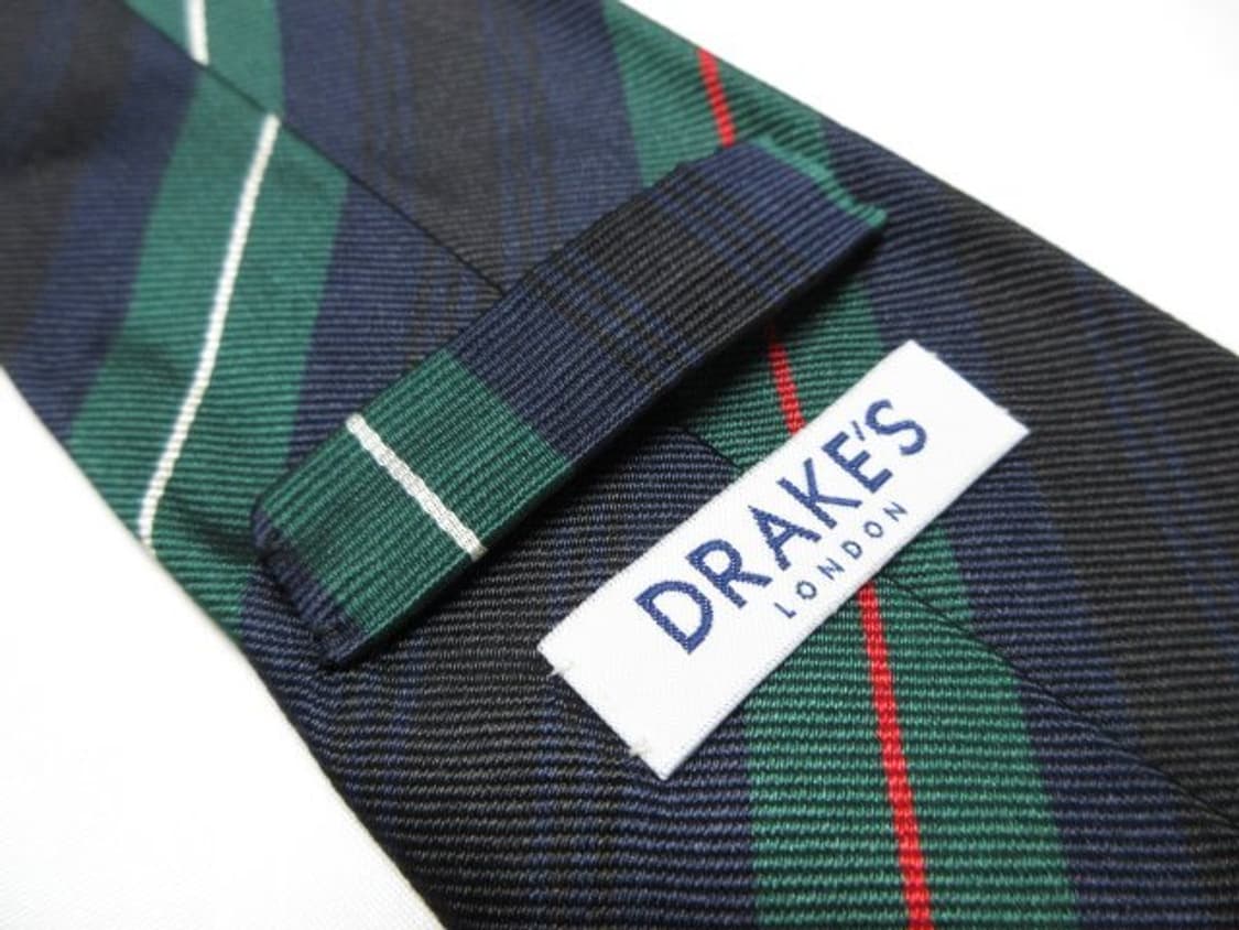 드레익스 실크 체크 넥타이 상품이미지7