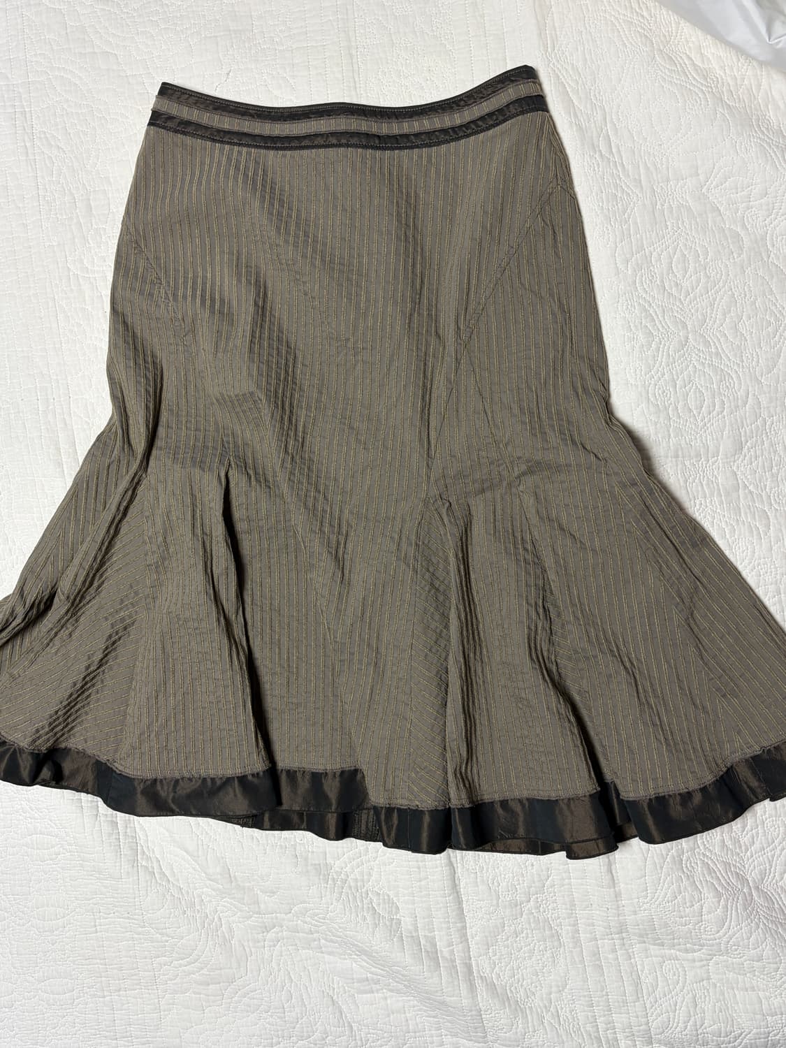 빈티지  머메이드 핏 스커트 상품이미지1