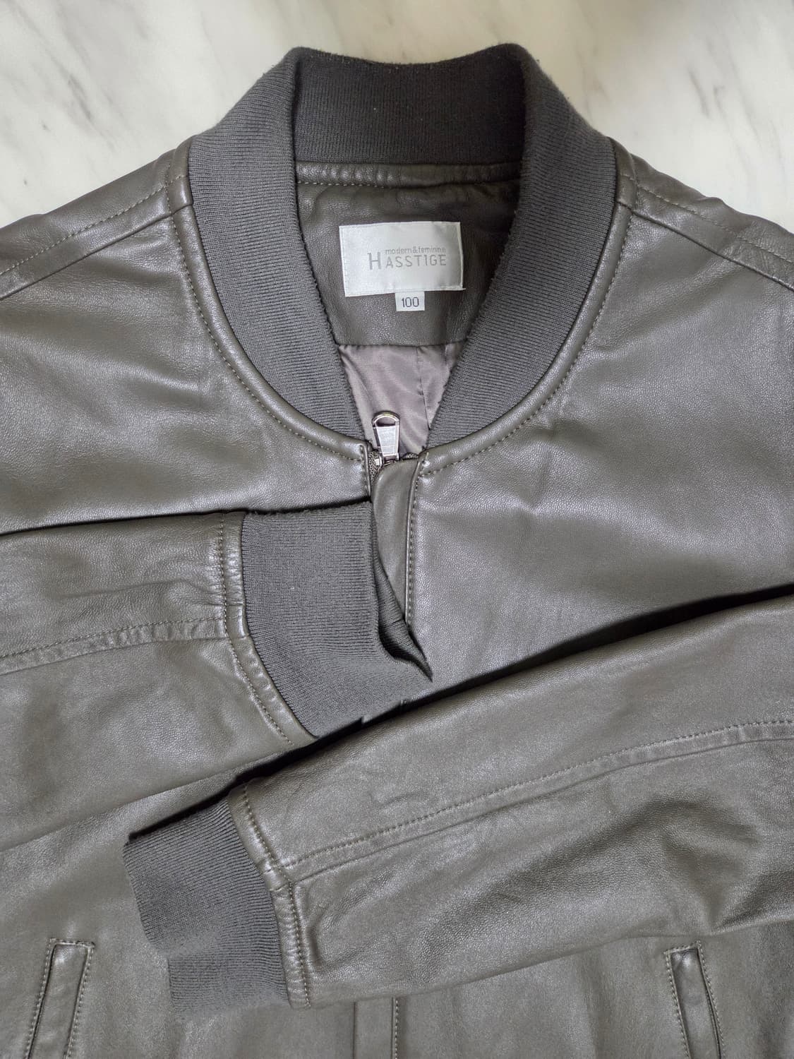 헤스티지 램스킨 스타디움 자켓 상품이미지3