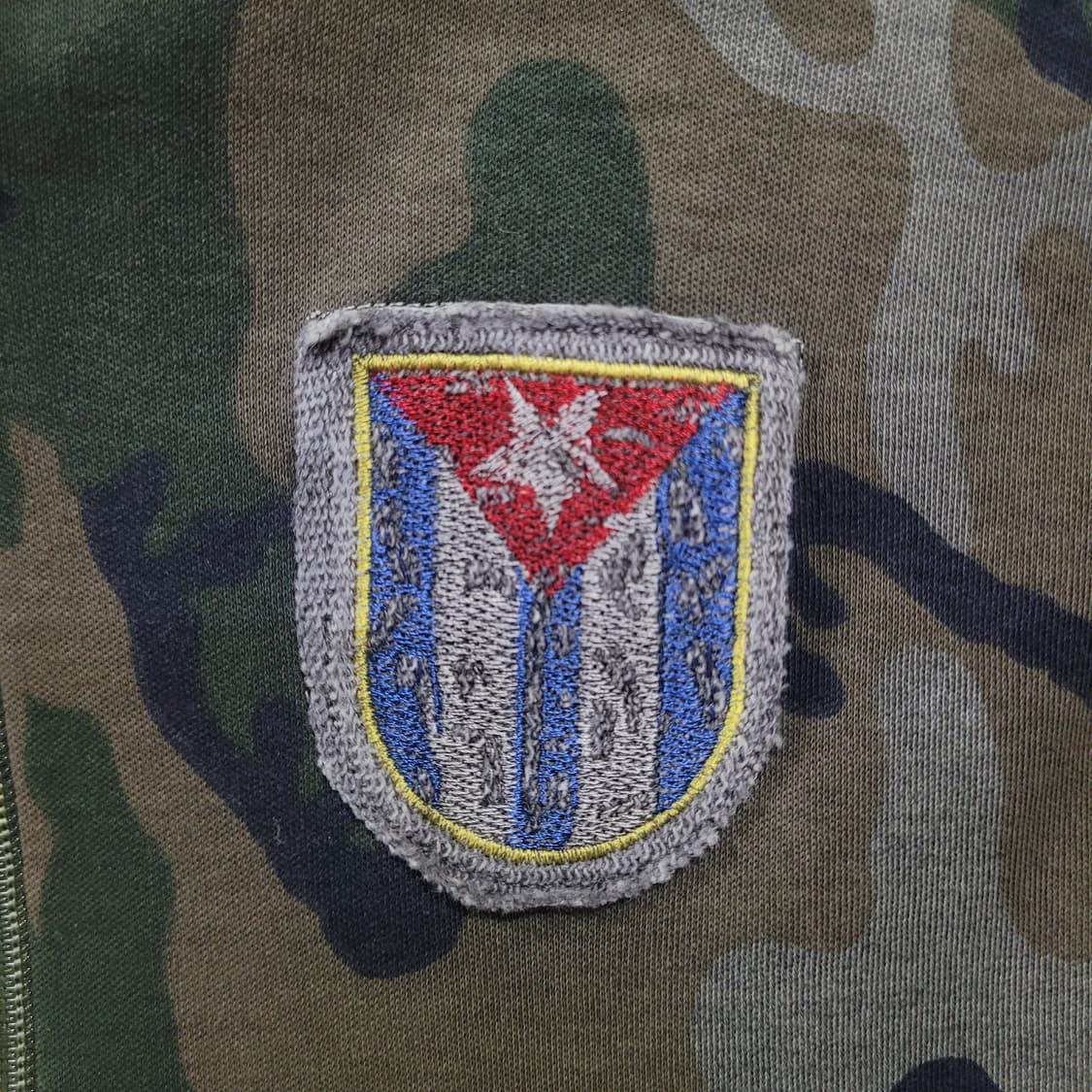 UK 밀리터리 빈티지 카모 슬리브리스 후드집업 상품이미지3