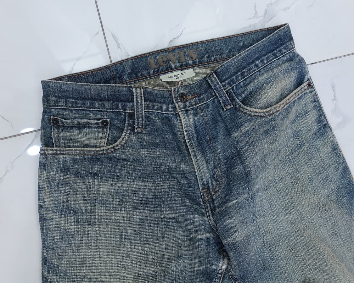 리바이스 527 로우라이즈 부츠컷 벌집워싱 [32X30] 상품이미지3