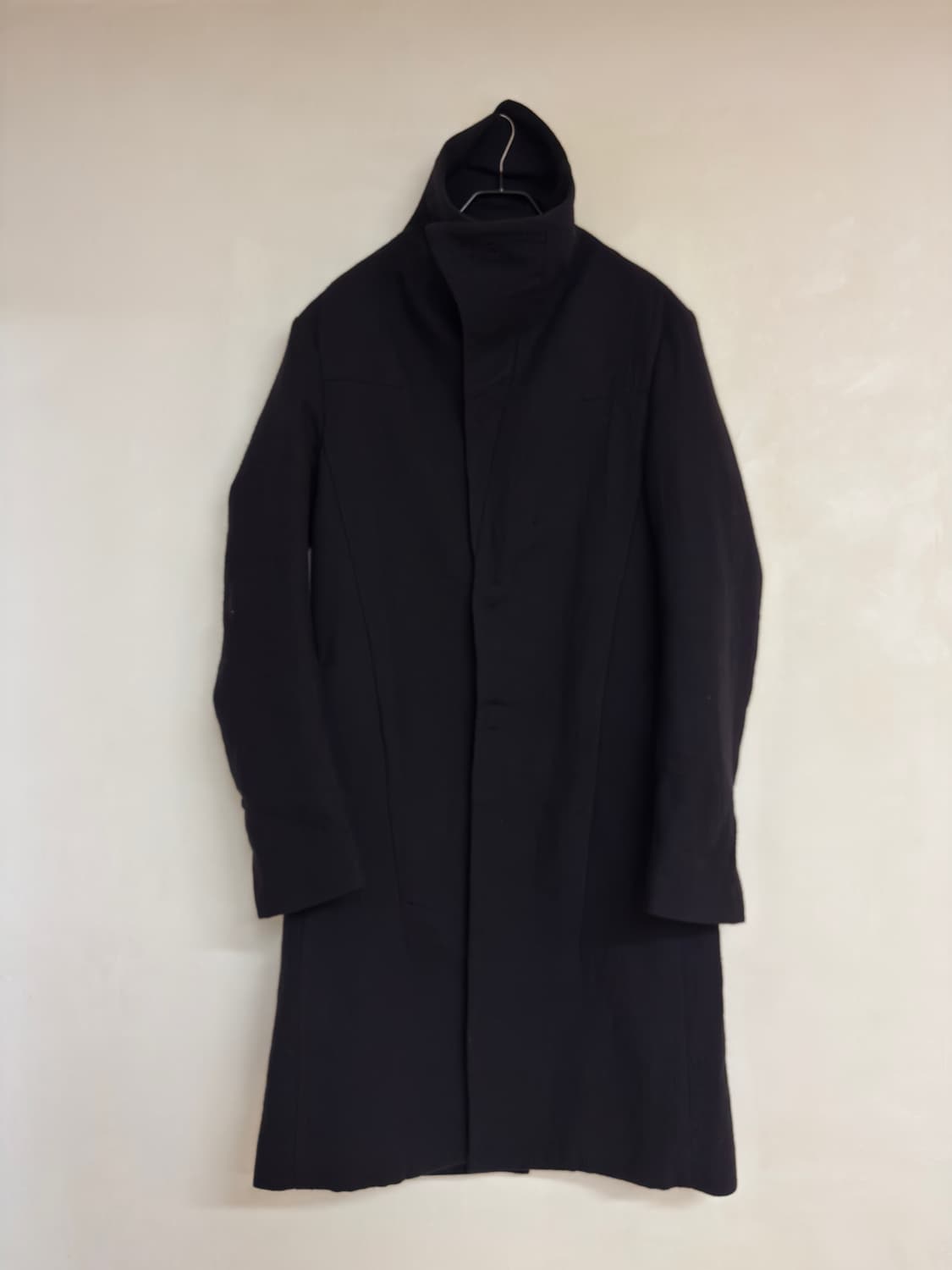 Individual sentiments 울 하이넥 코트 상품이미지7