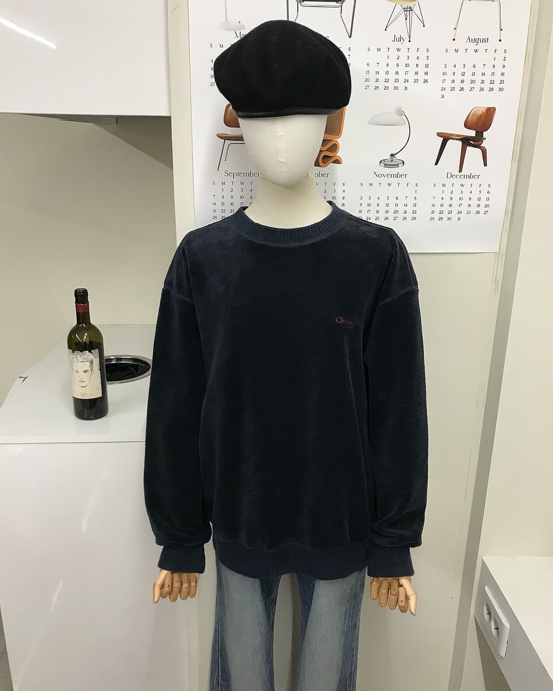 크리스찬 디올 로고 플리스 맨투맨 상품이미지6