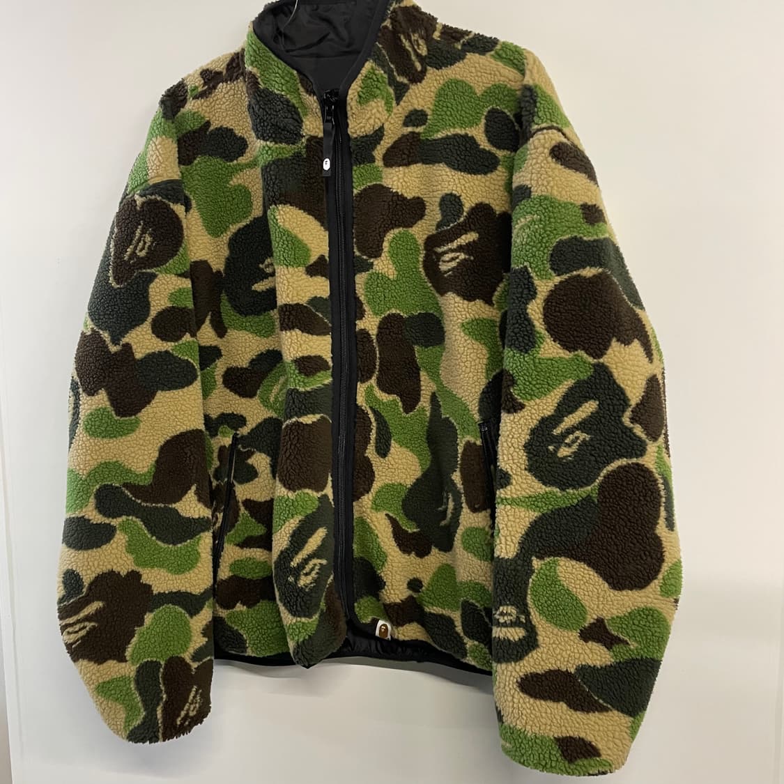 베이프 리버시블 카모 플라쥬 플리스 자켓 상품이미지3