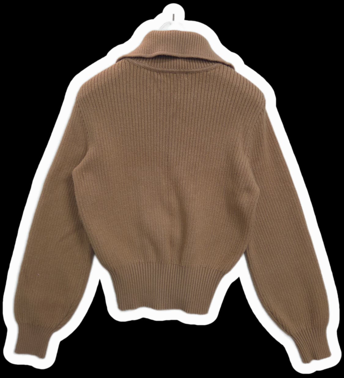 여 44 게스 니트 꽈배기 집업  상품이미지5