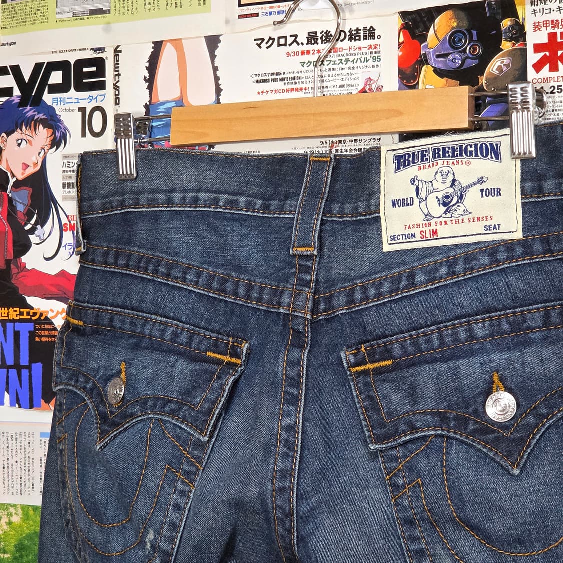 트루릴리전 SLIM 워싱 데님 팬츠 상품이미지2