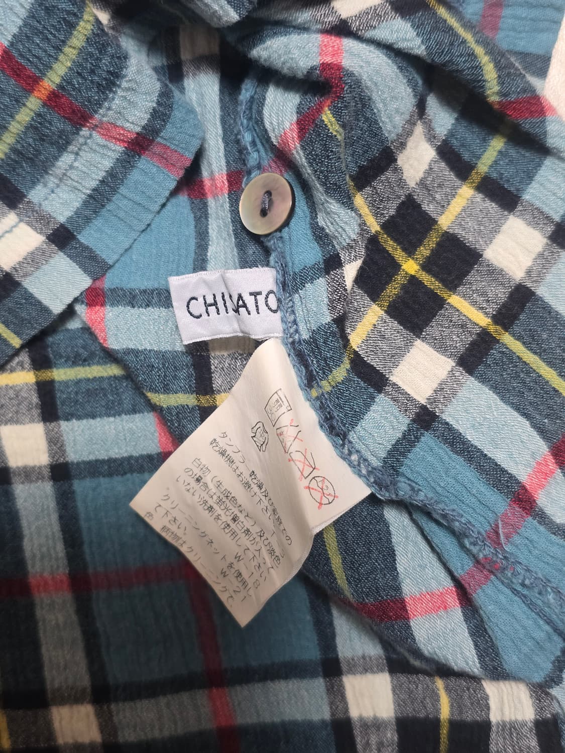 Tsumori Chisato 츠모리치사토 주름 체크 셔츠  상품이미지8