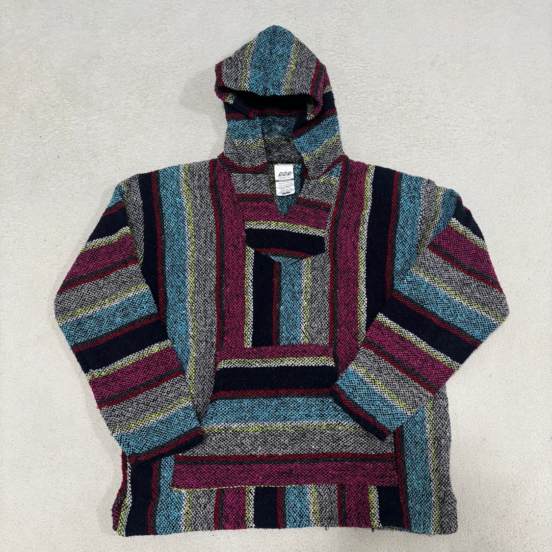 L 멕시칸 아크릴 혼방 바하 후드 티셔츠 1209 상품이미지1