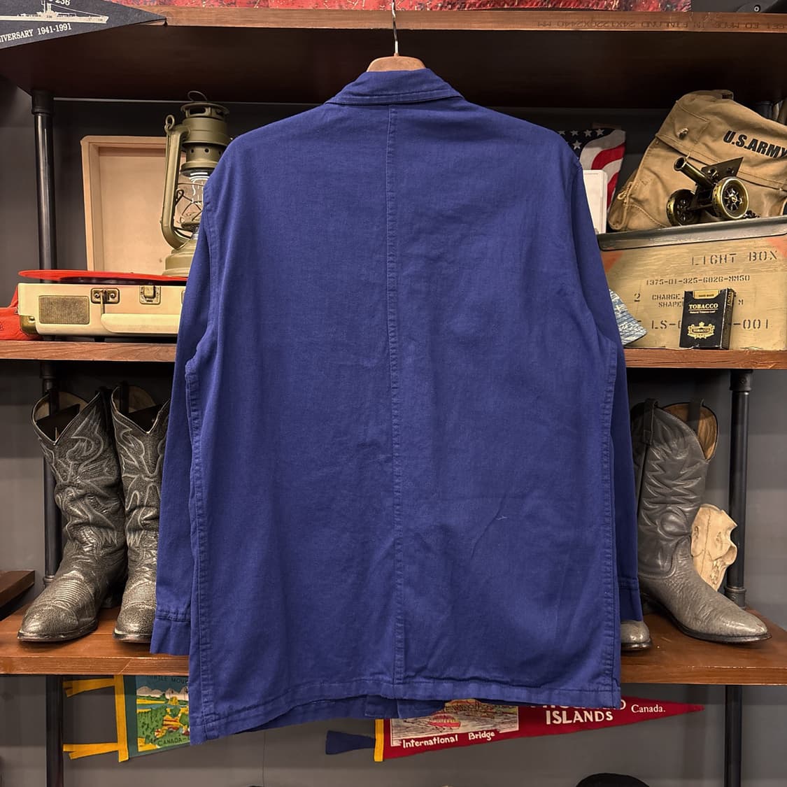 70~80s 오리지널 프렌치 워크자켓 4버튼 유니온 자수 N811 상품이미지2