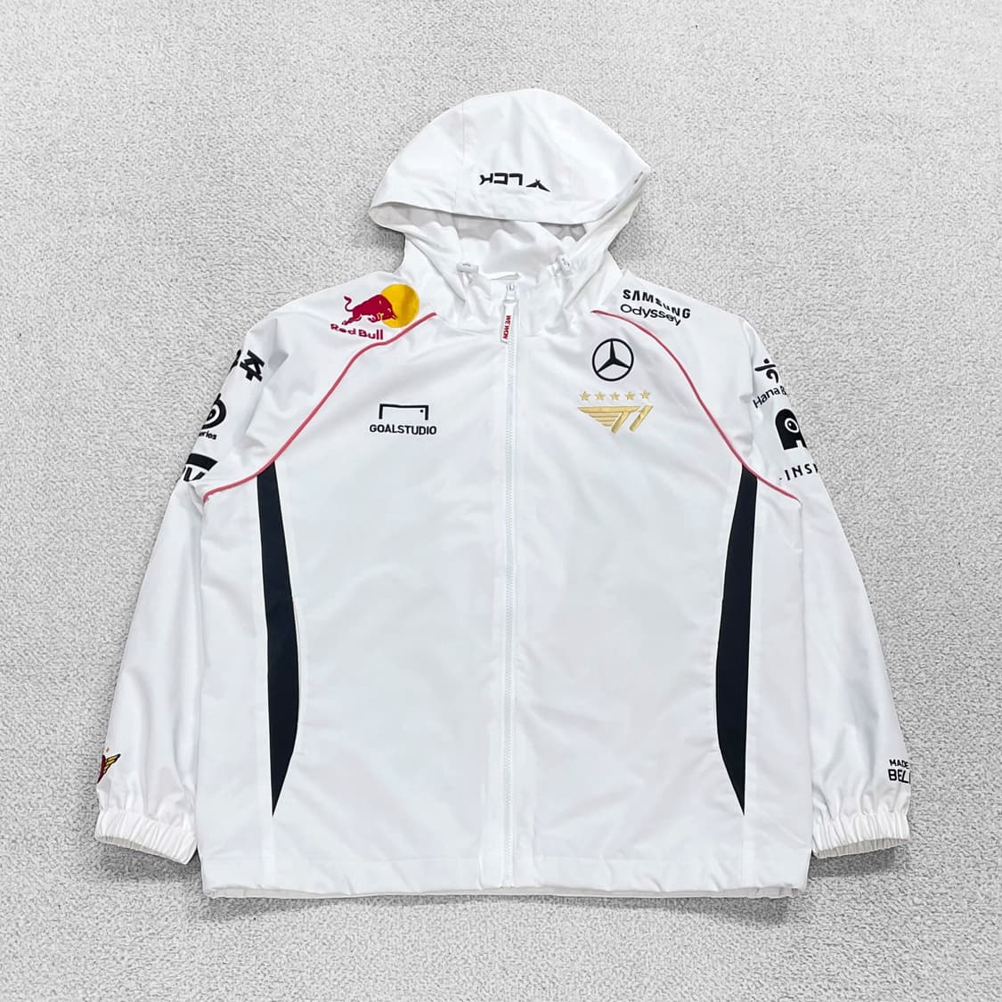 골스튜디오 T1 챔피언 우승 기념 월즈 유니폼 자켓 화이트 상품이미지1