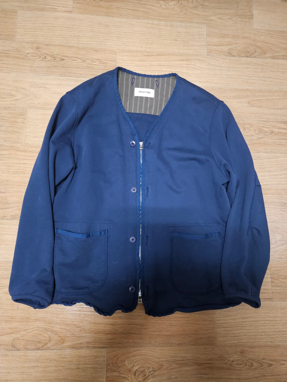 이얼즈어고 소프트코튼 집 카라리스자켓  상품이미지5