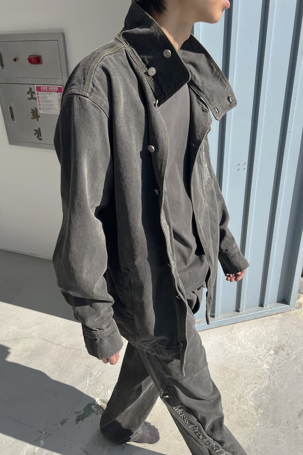 S) MPa TRAPEZOID JACKET (ASPHALT) 상품이미지1