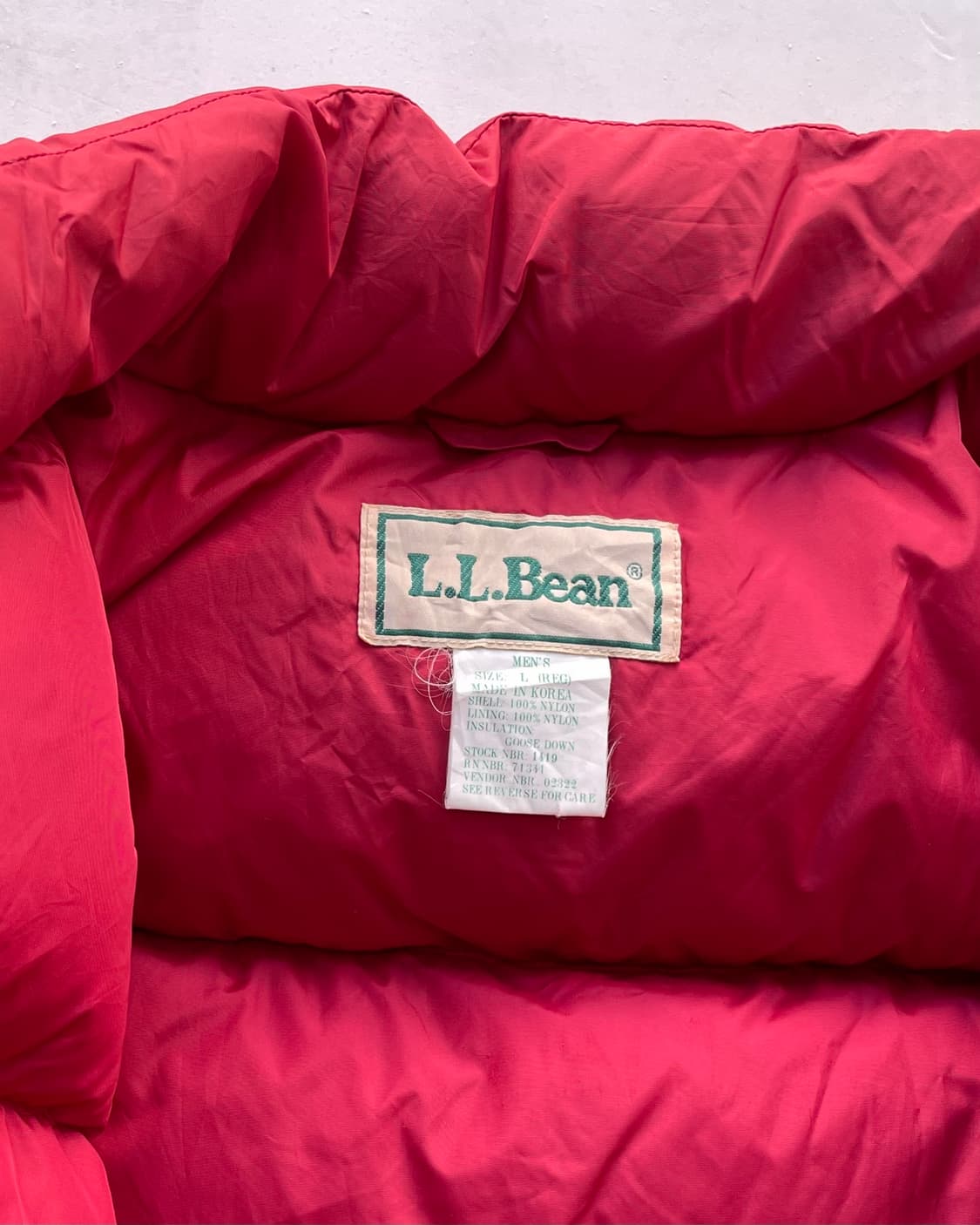 80’s Goose Down vest L 엘엘빈 구스 다운 푸퍼 베스트  상품이미지6