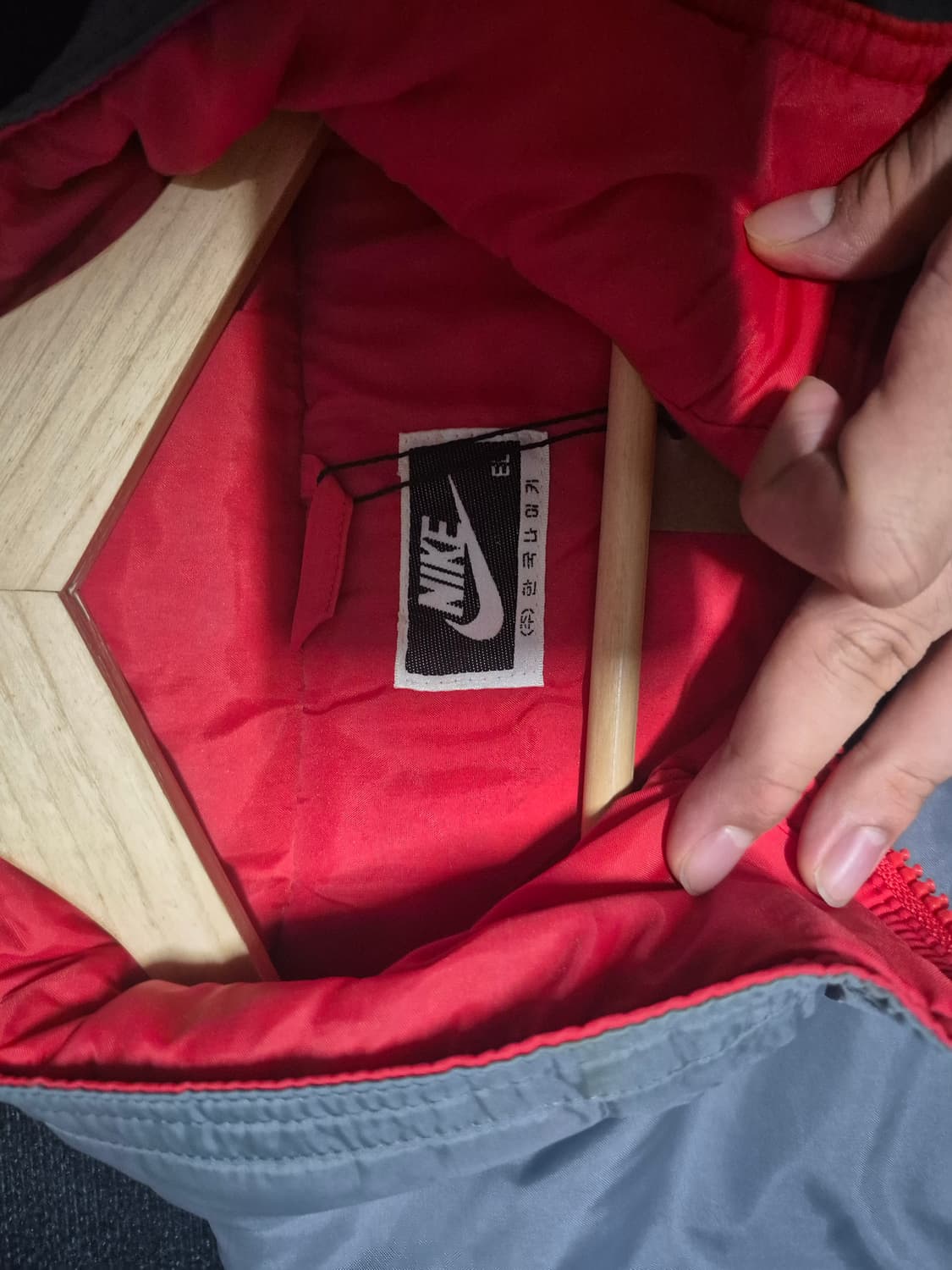 80's 나이키 스카치 리플렉티브 봄버 자켓 L 상품이미지5