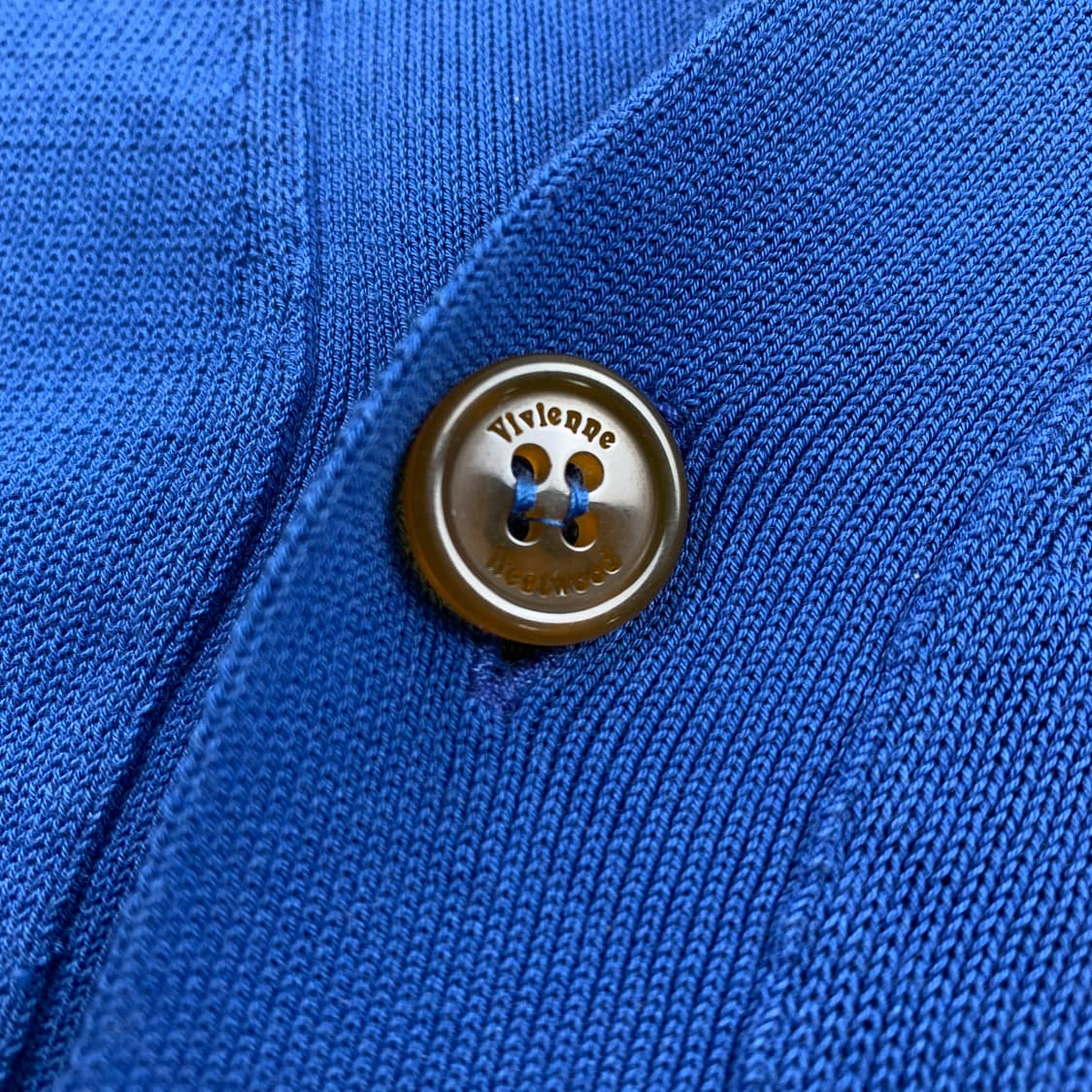 비비안웨스트우드 orb로고 딥블루 니트 가디건 상품이미지6