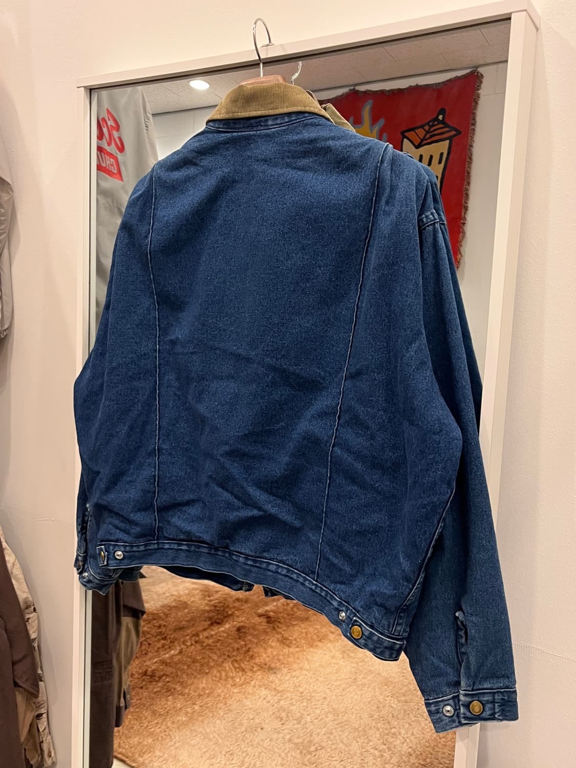90s Dickies 디키즈 디트로이트 데님 워크 자켓 상품이미지8