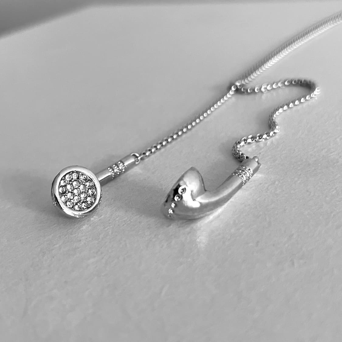 실버 에어팟 목걸이 상품이미지3