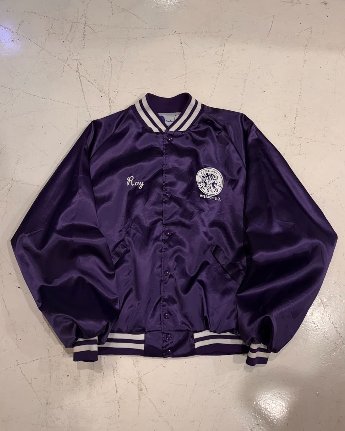Donbrooke 80s USA 퍼플 바시티 자켓 상품이미지1