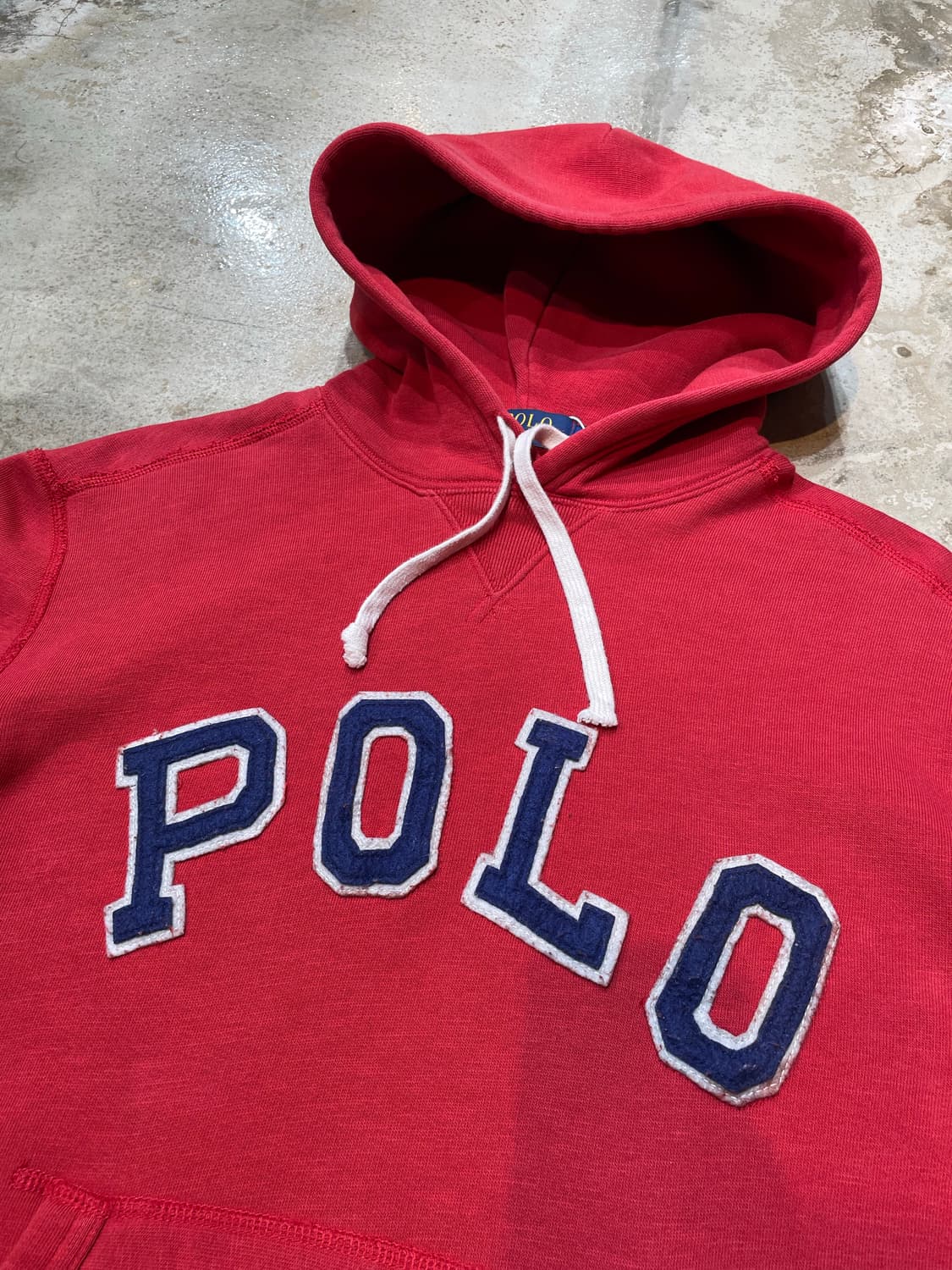폴로랄프로렌 레드 빅로고 후드티  상품이미지2