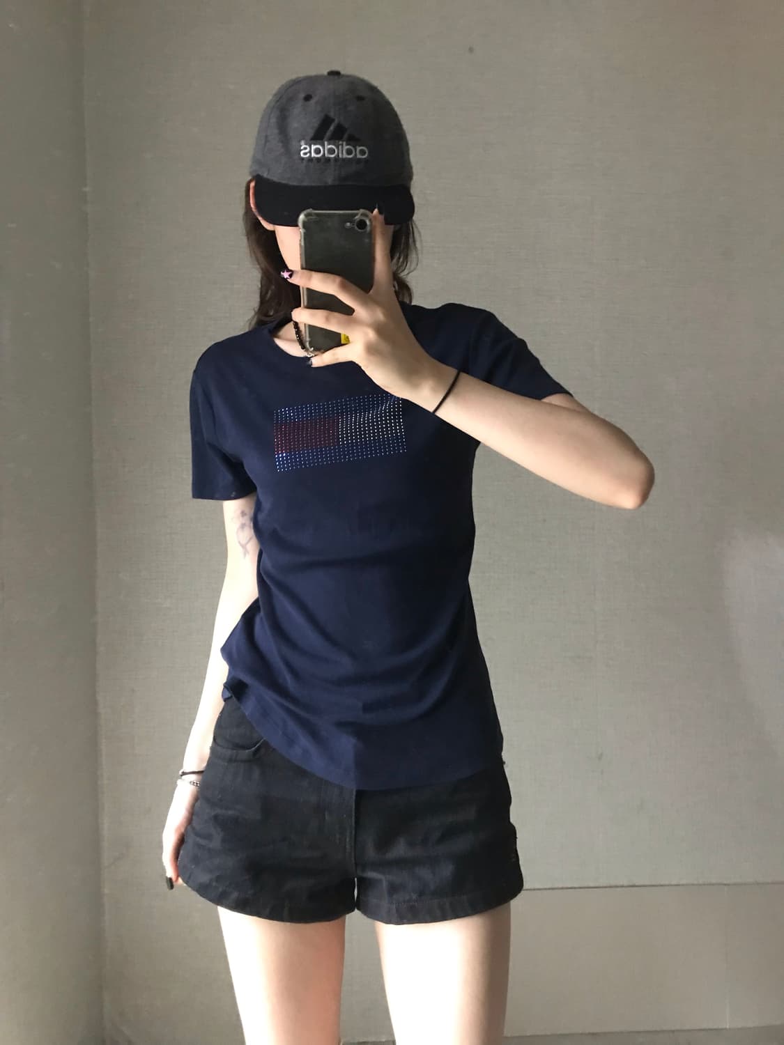 타미힐피거 큐빅 슬림핏 반팔티셔츠 상품이미지4