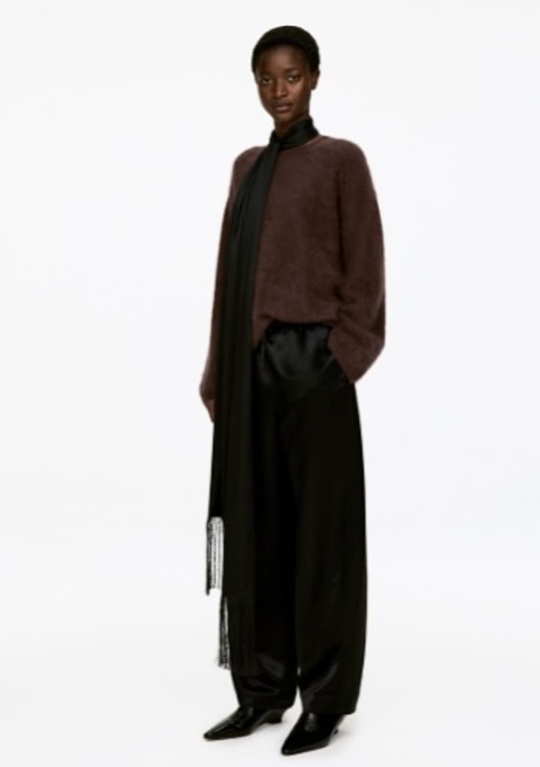 아르켓 퓨어 브러시드 캐시미어 스웨터 xxs 상품이미지2