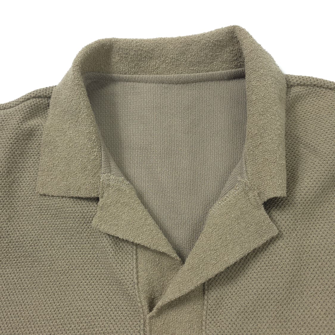 타임 폴리혼방 반팔카라티 카키 (100) 상품이미지4