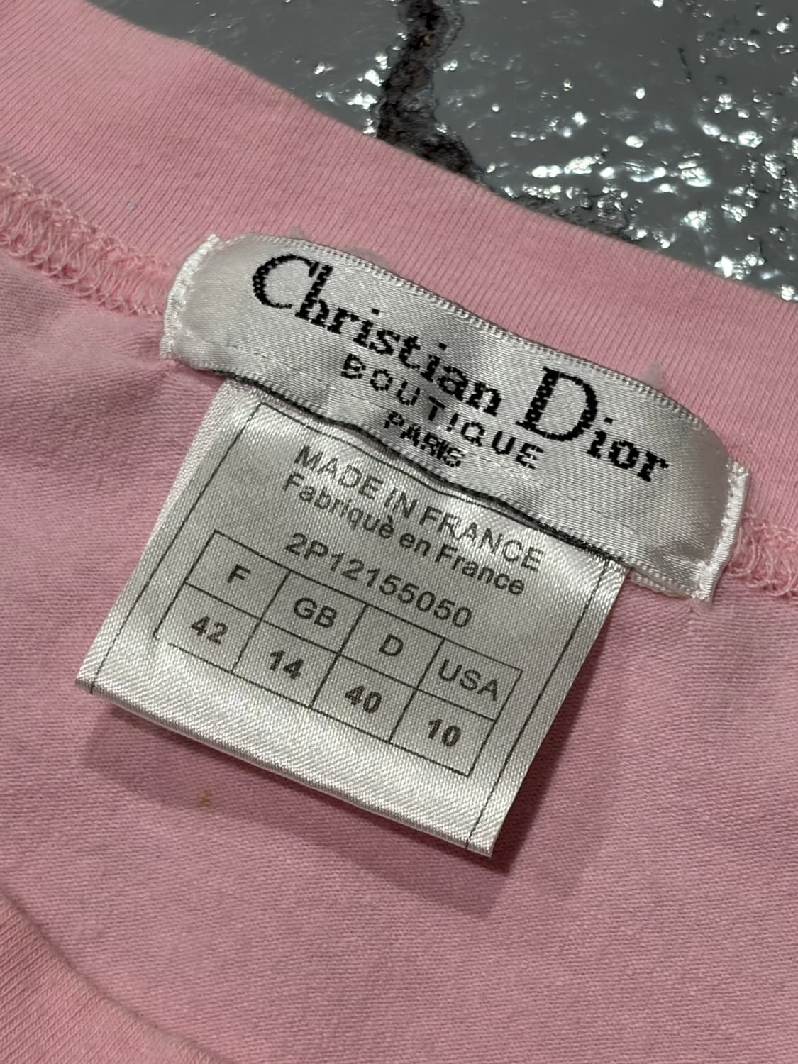 크리스찬 디올(Christian Dior)핑크 디올링 반팔 티셔츠 상품이미지5
