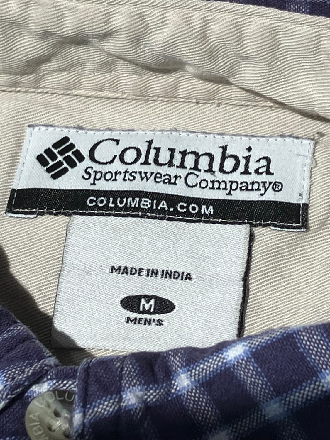 Columbia 버튼다운 체크 셔츠 M 상품이미지8