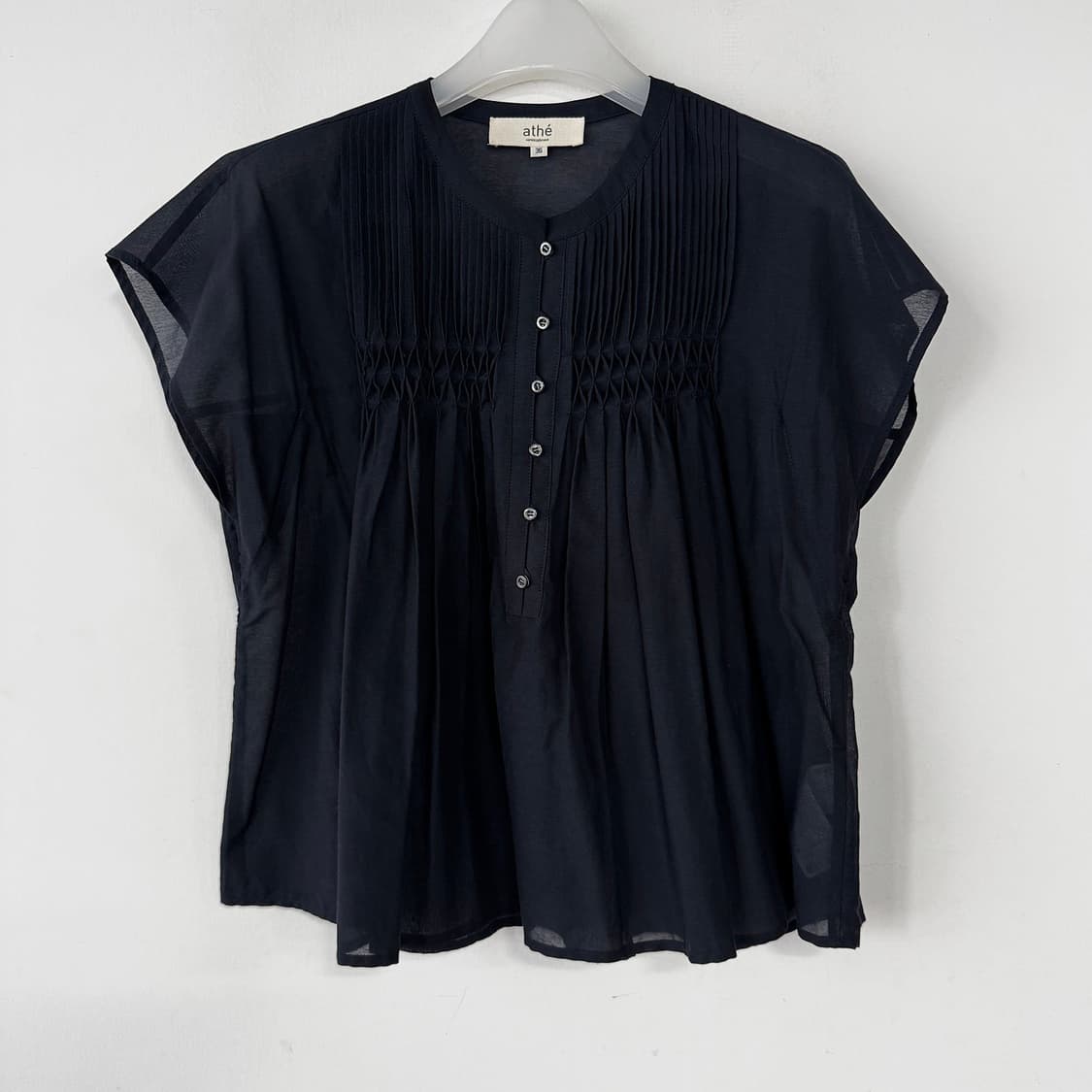 바네사브루노 아떼 25SS 핀턱 실크 블라우스 상품이미지3