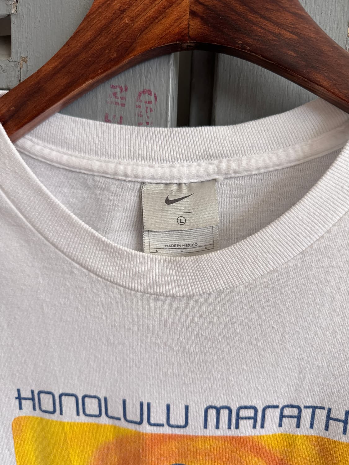 [L]00's 나이키 USA 호놀롤루 마라톤 스태프 티셔츠 상품이미지3