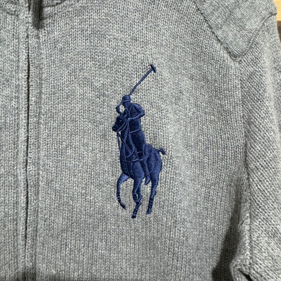 폴로 빅포니 니트집업 상품이미지2