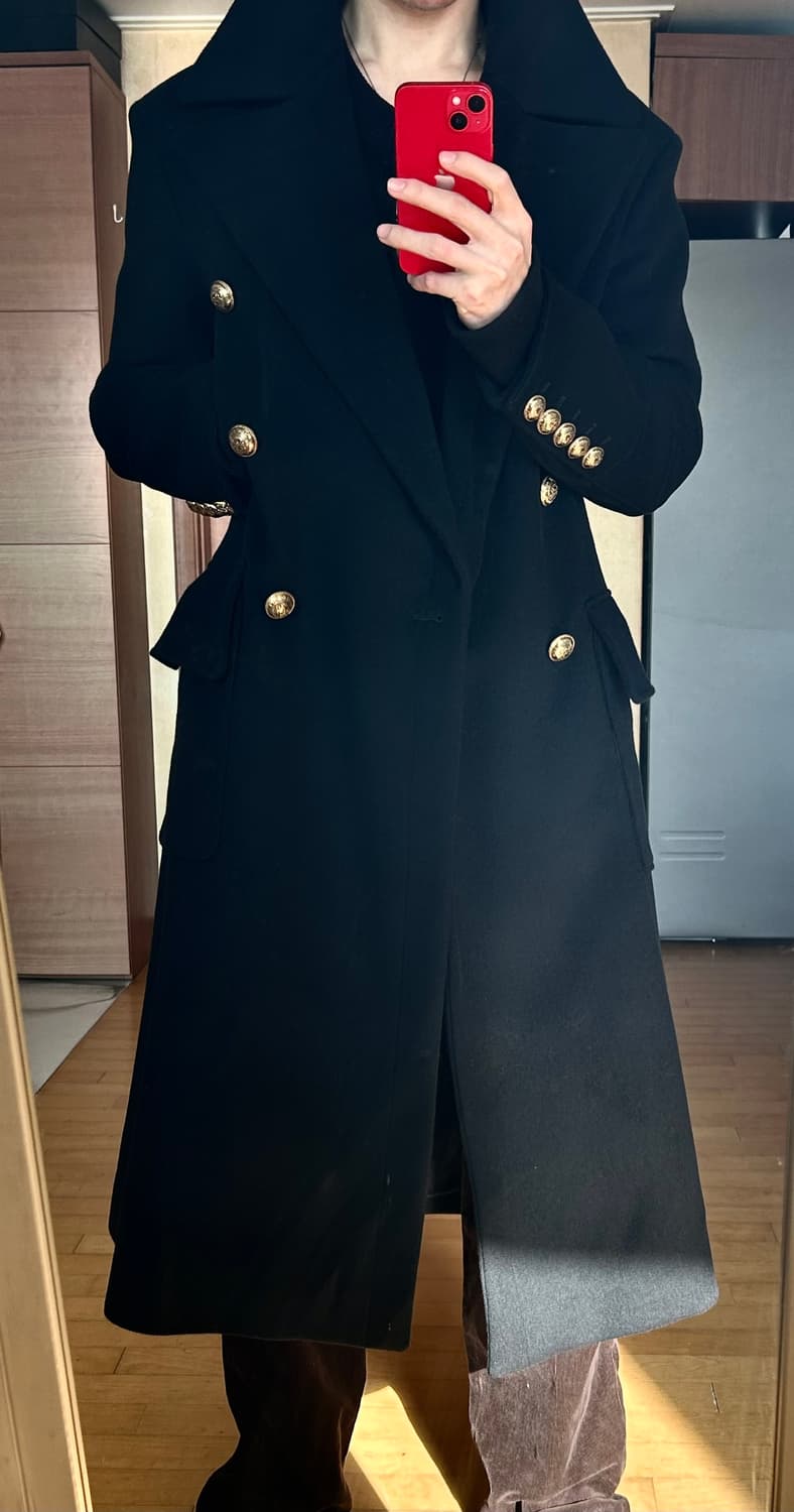 발망 더블 롱코트 상품이미지1