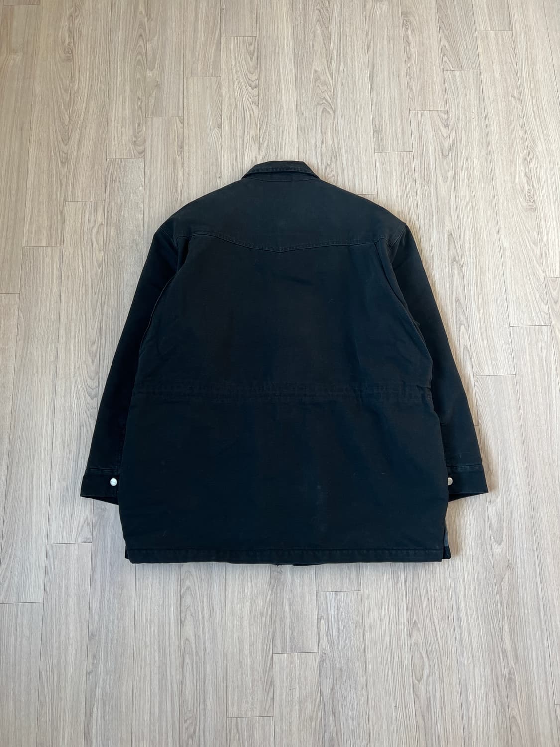 (새상품) 칼하트윕 OG 산타 페 코트 블랙/블랙 스톤 캔버스 상품이미지4