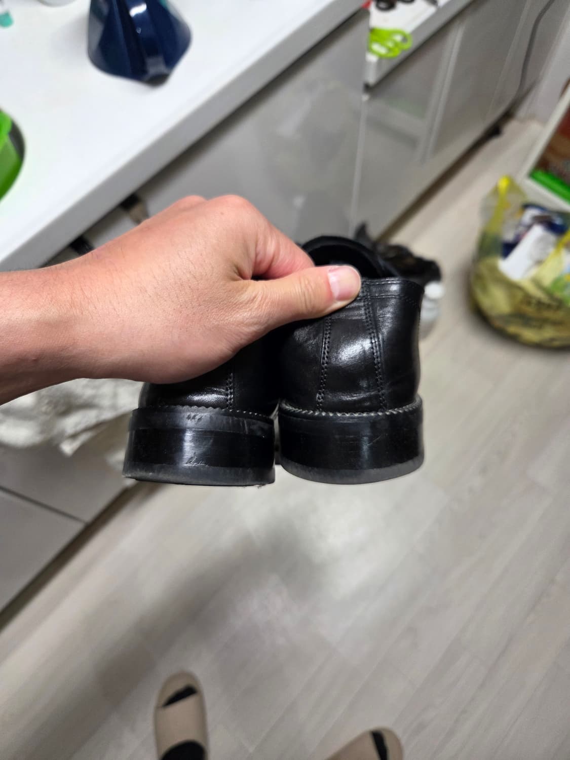 야세 말가죽 더비슈즈 250 상품이미지4