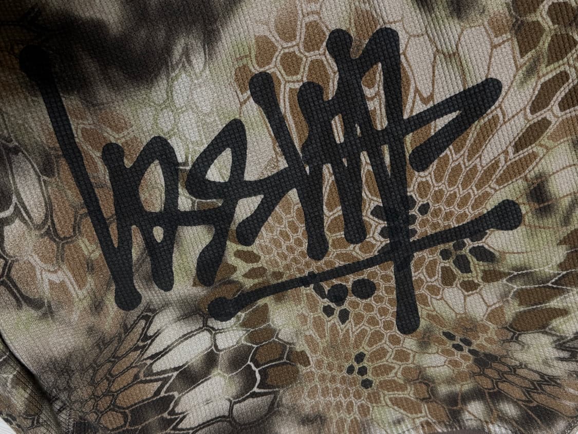 스투시 무늬 와플니트 XL 상품이미지2