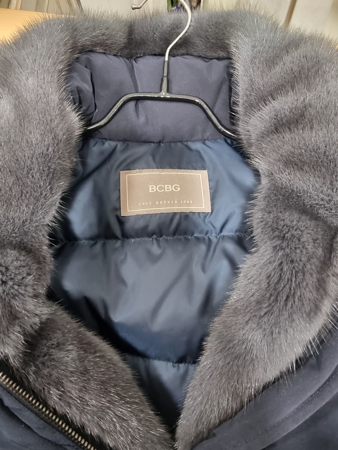 BCBG 밍크퍼 구스댜운 (C793 상품이미지3